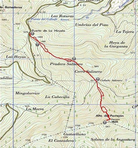 la hiruela rutas|Las sendas